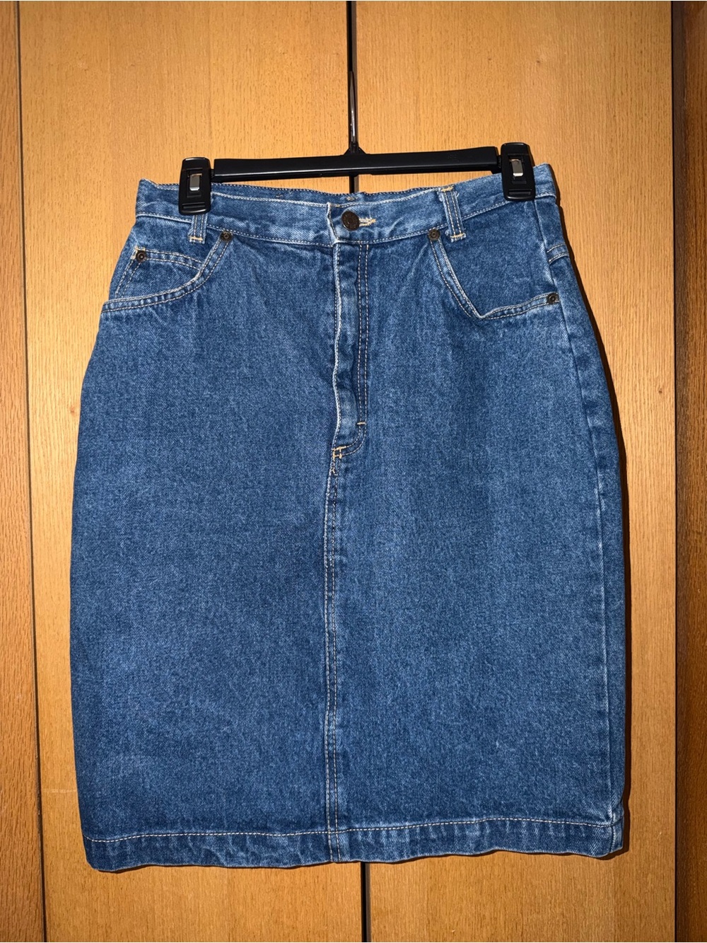 Vintage Classic Blue Denim Skirt